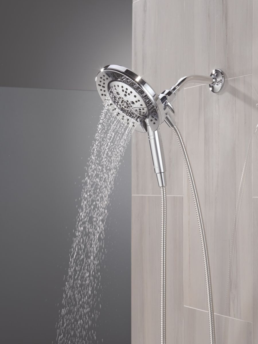 DELTA Universal Showering Components 7-Setting In2ition with ProClean — Lumicoat® Chrome