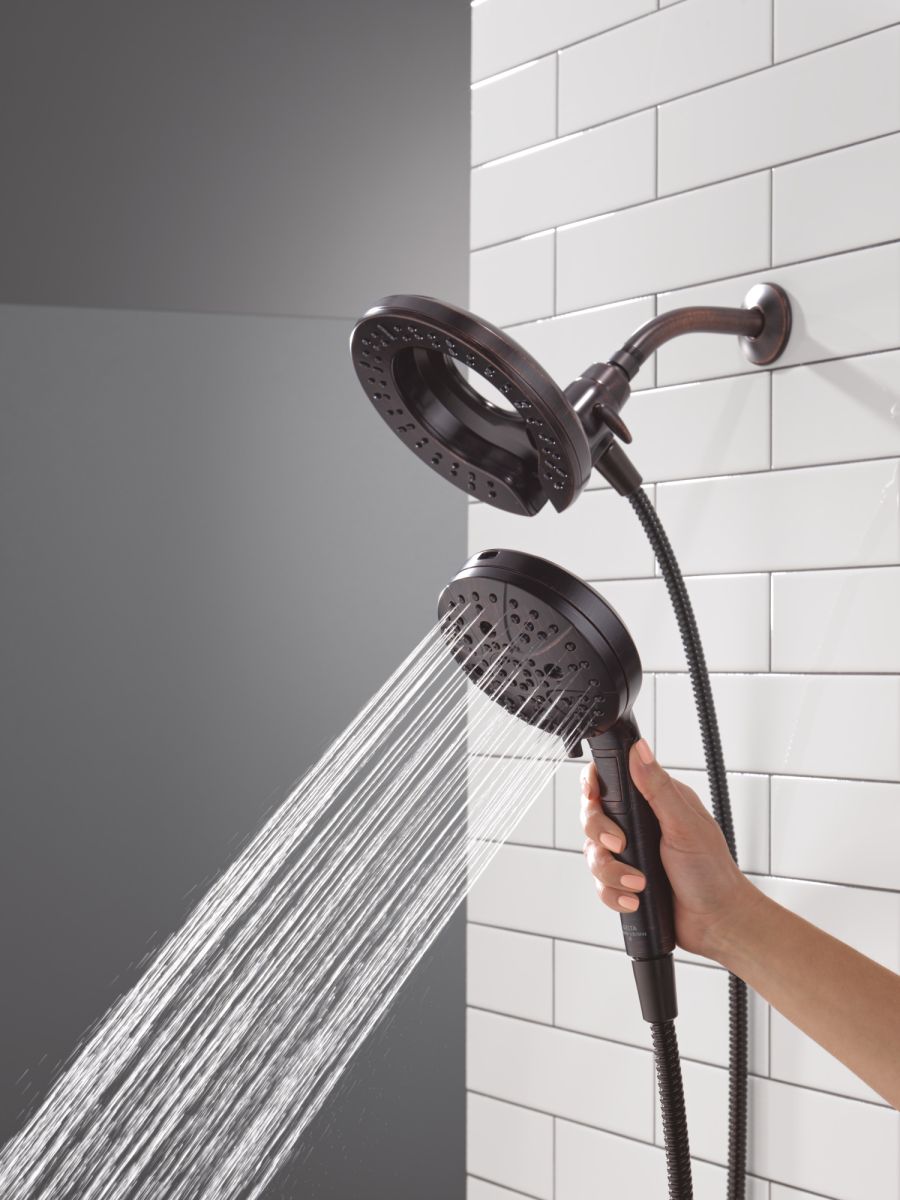 DELTA Universal Showering Components 7-Setting In2ition with ProClean — Venetian Bronze