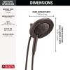 DELTA Universal Showering Components 7-Setting In2ition with ProClean — Venetian Bronze