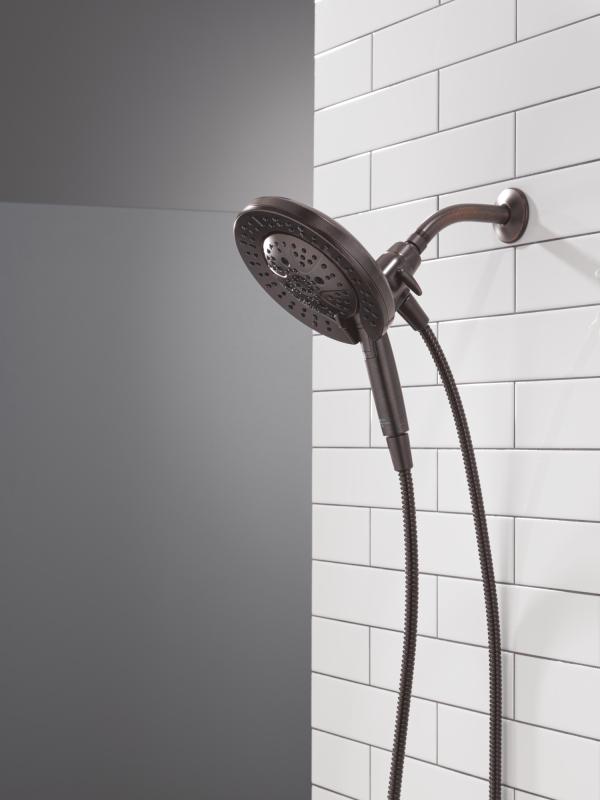 DELTA Universal Showering Components 7-Setting In2ition with ProClean — Venetian Bronze