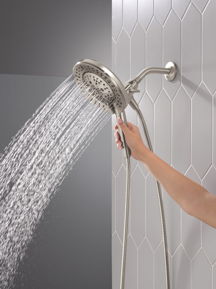 DELTA Universal Showering Components 7-Setting In2ition with ProClean — Lumicoat® Stainless
