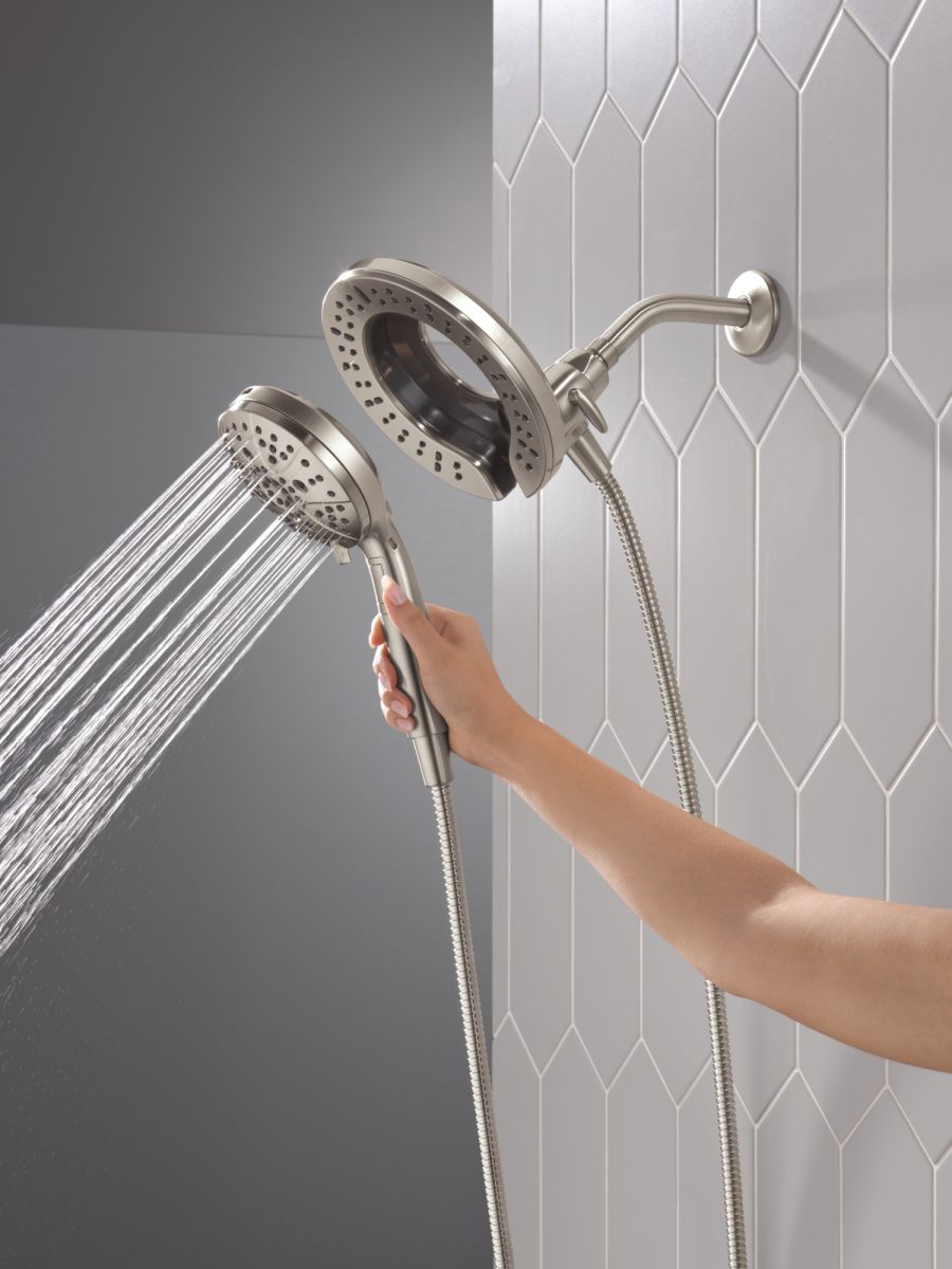 DELTA Universal Showering Components 7-Setting In2ition with ProClean — Lumicoat® Stainless