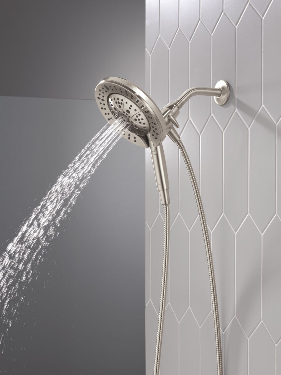 DELTA Universal Showering Components 7-Setting In2ition with ProClean — Lumicoat® Stainless