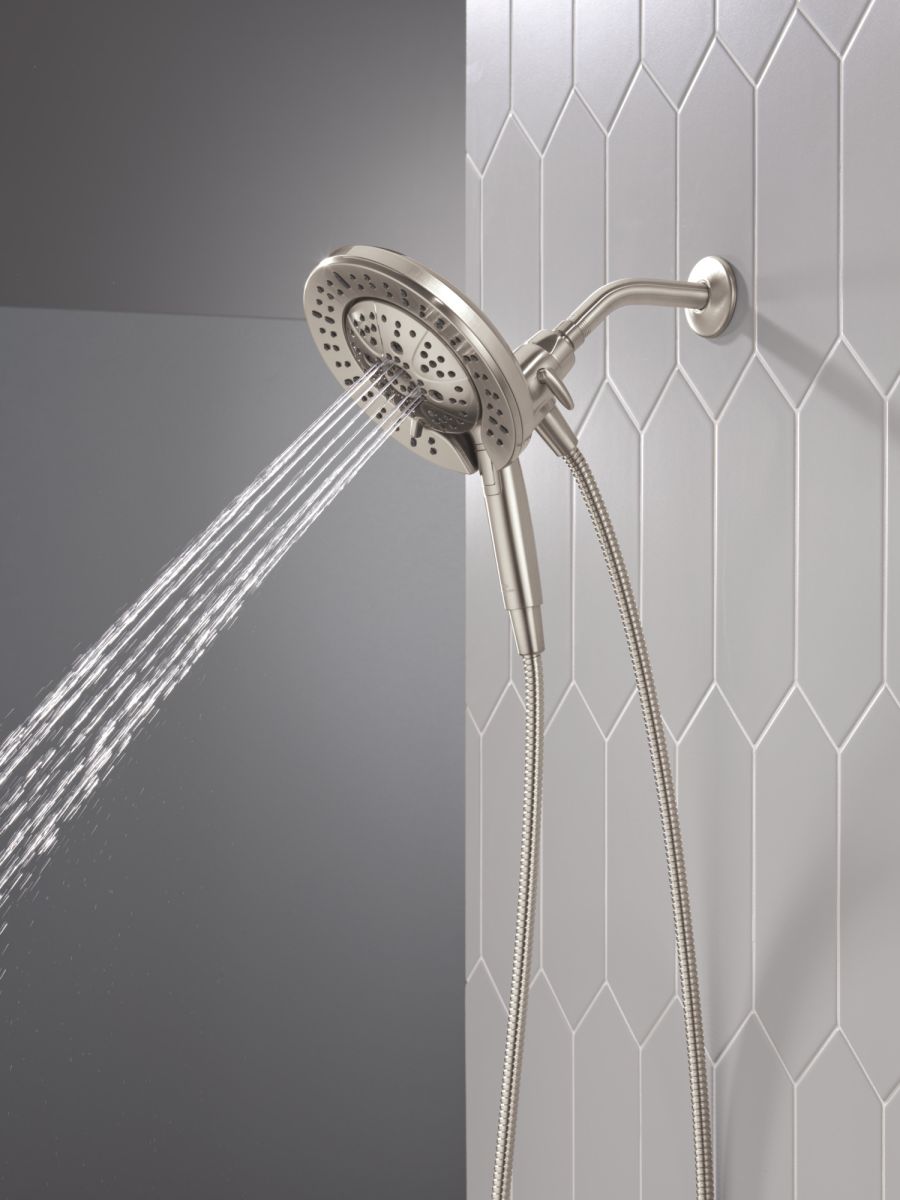 DELTA Universal Showering Components 7-Setting In2ition with ProClean — Lumicoat® Stainless