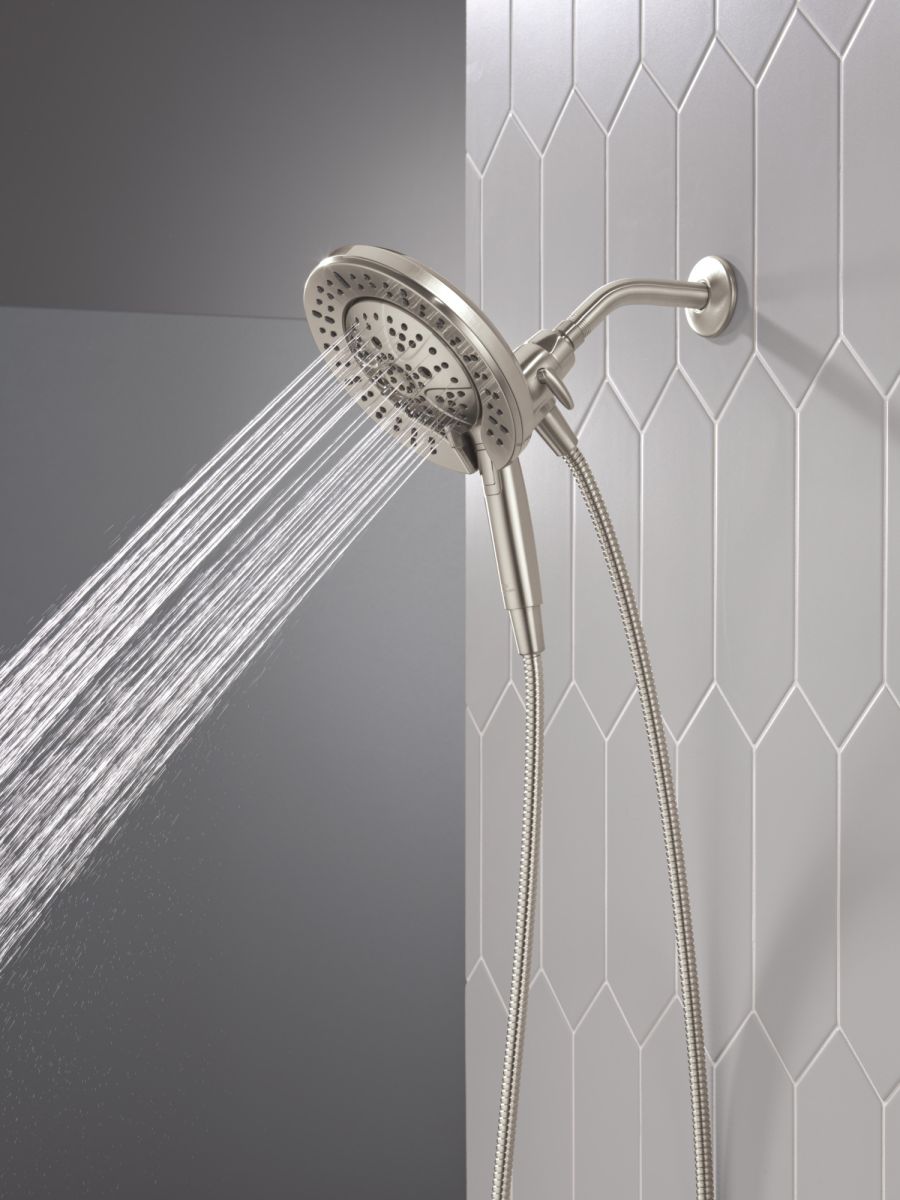 DELTA Universal Showering Components 7-Setting In2ition with ProClean — Lumicoat® Stainless
