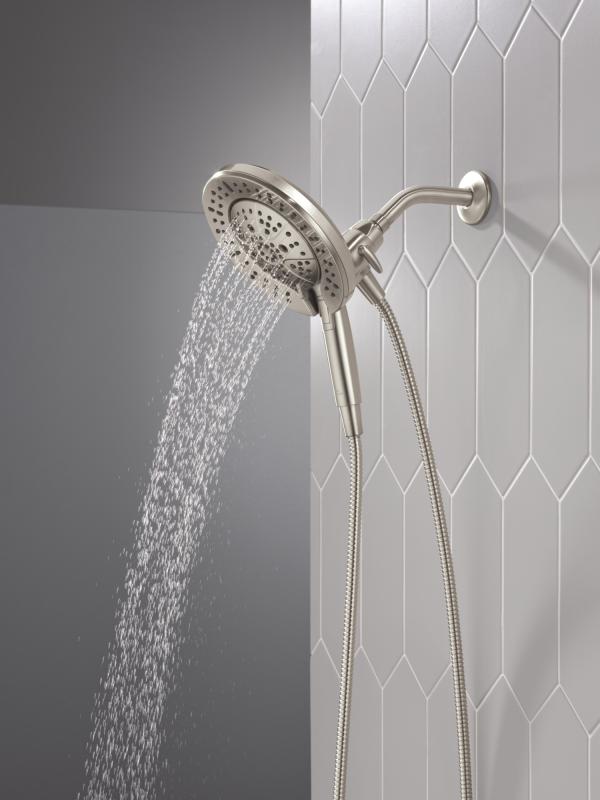 DELTA Universal Showering Components 7-Setting In2ition with ProClean — Lumicoat® Stainless