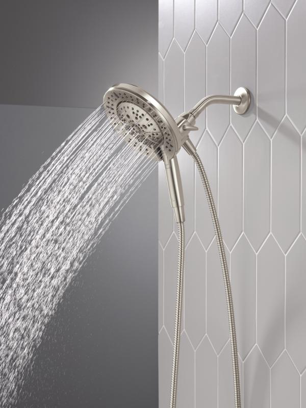 DELTA Universal Showering Components 7-Setting In2ition with ProClean — Lumicoat® Stainless