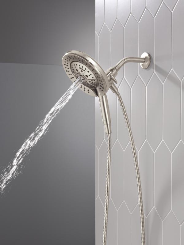 DELTA Universal Showering Components 7-Setting In2ition with ProClean — Lumicoat® Stainless