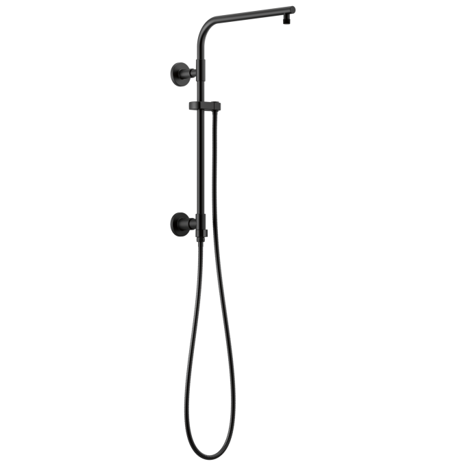 DELTA Universal Showering Components Shower Column 18" Round — Matte Black