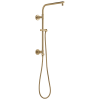 DELTA Universal Showering Components Emerge 18" Round Shower Column — Lumicoat® Champagne Bronze