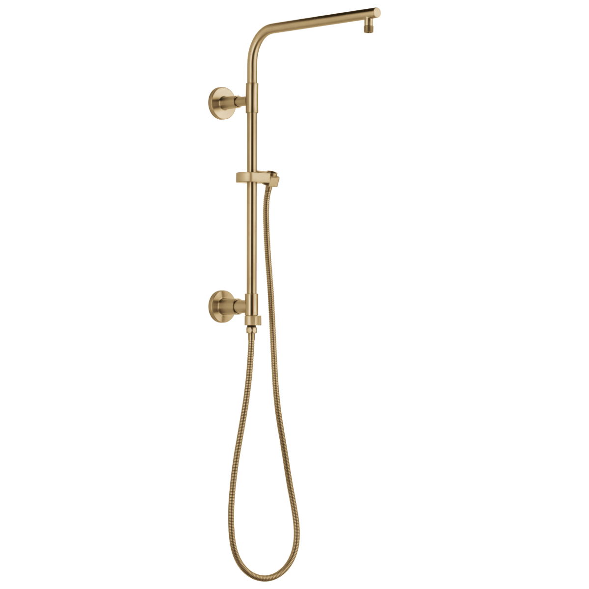 DELTA Universal Showering Components Emerge 18" Round Shower Column — Lumicoat® Champagne Bronze