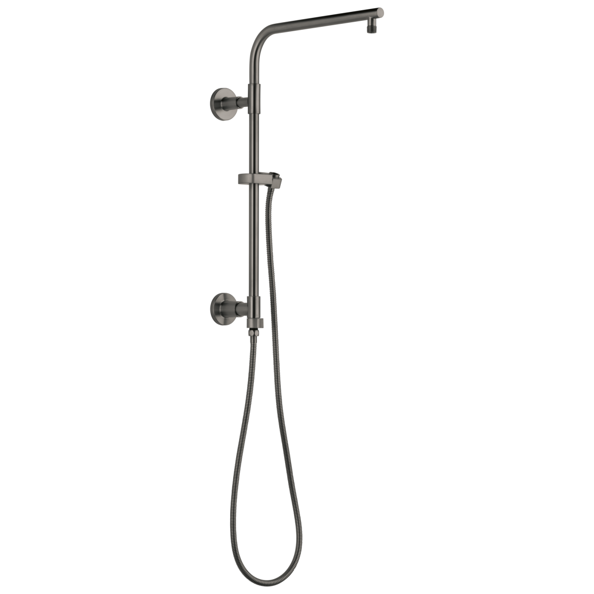 DELTA Universal Showering Components Emerge 18" Round Shower Column — Lumicoat® Black Stainless