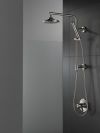 DELTA Universal Showering Components H2OKINETIC 3-Setting Raincan Shower Head — Lumicoat® Stainless