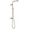 DELTA Universal Showering Components Emerge 26" Round Shower Column — Lumicoat® Champagne Bronze