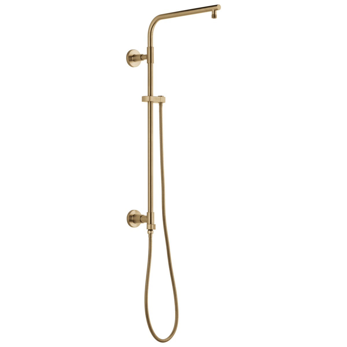 DELTA Universal Showering Components Emerge 26" Round Shower Column — Lumicoat® Champagne Bronze
