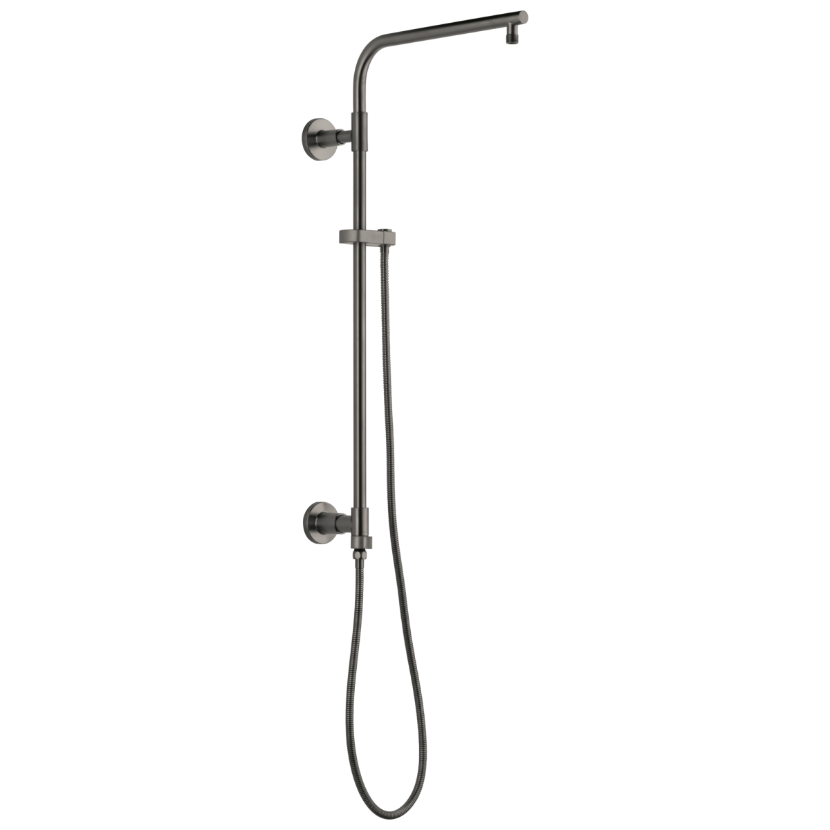DELTA Universal Showering Components Emerge 26" Round Shower Column — Lumicoat® Black Stainless