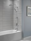 DELTA Sawyer Tub Spout - Pull-Up Diverter — Chrome