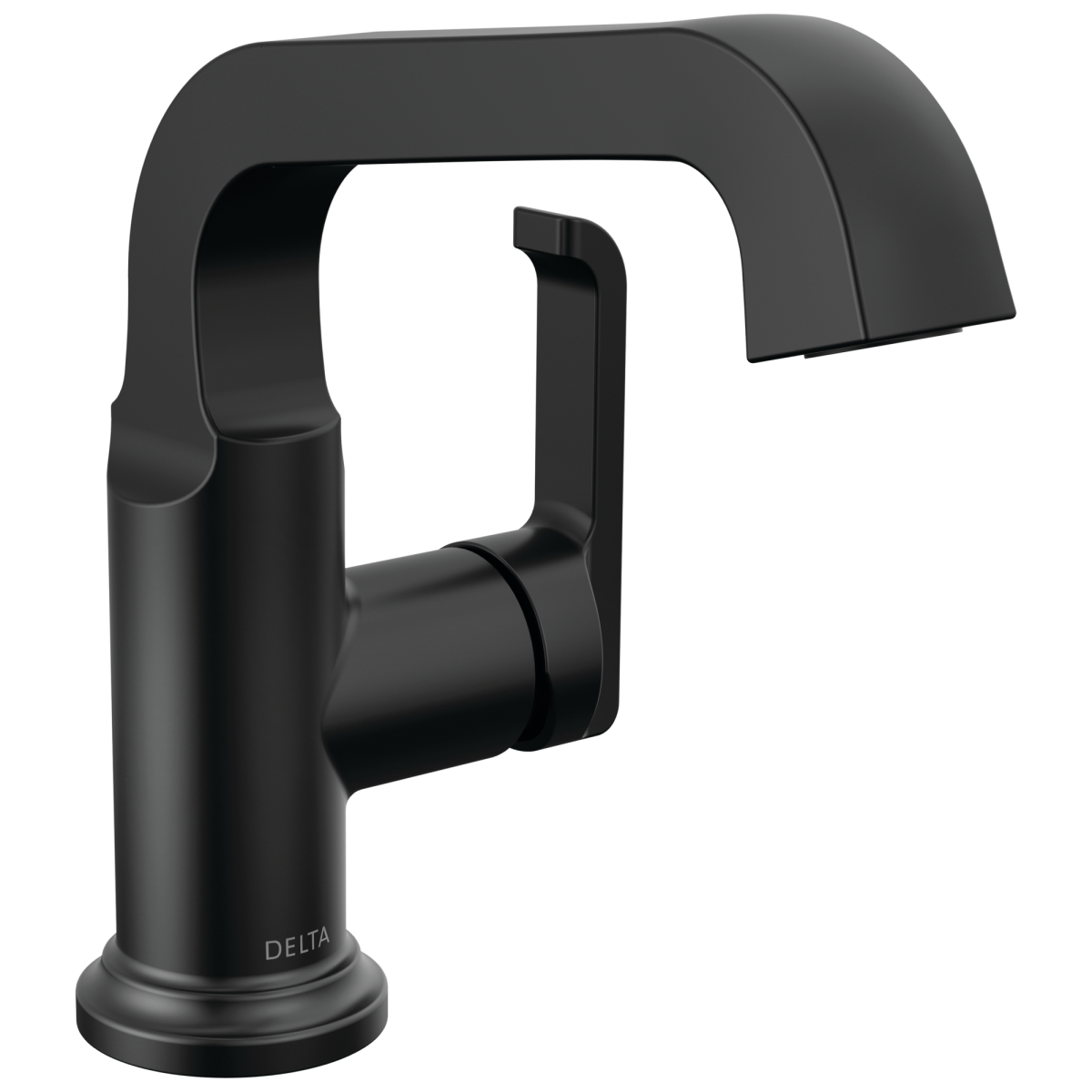 DELTA Tetra Single Handle Bathroom Faucet — Matte Black