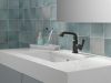 DELTA Tetra Single Handle Bathroom Faucet — Matte Black