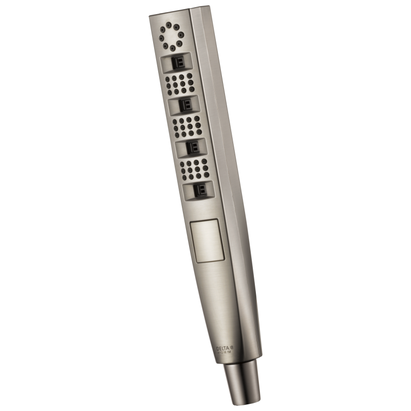 DELTA Universal Showering Components H2OKinetic Hand Shower 1.75 GPM 4-Setting — Lumicoat® Stainless