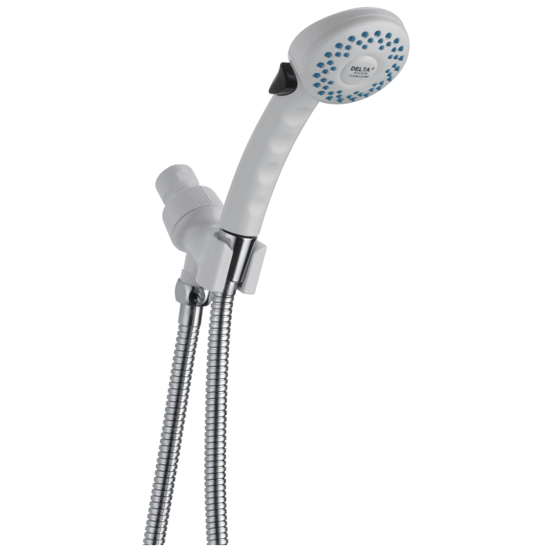 DELTA Universal Showering Components Shower Mount Hand Shower — White
