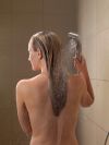 DELTA Universal Showering Components H2OKINETIC Single-Setting Hand Shower — Stainless