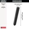DELTA Universal Showering Components 2-Setting Hand Shower with ProClean Spray — Matte Black