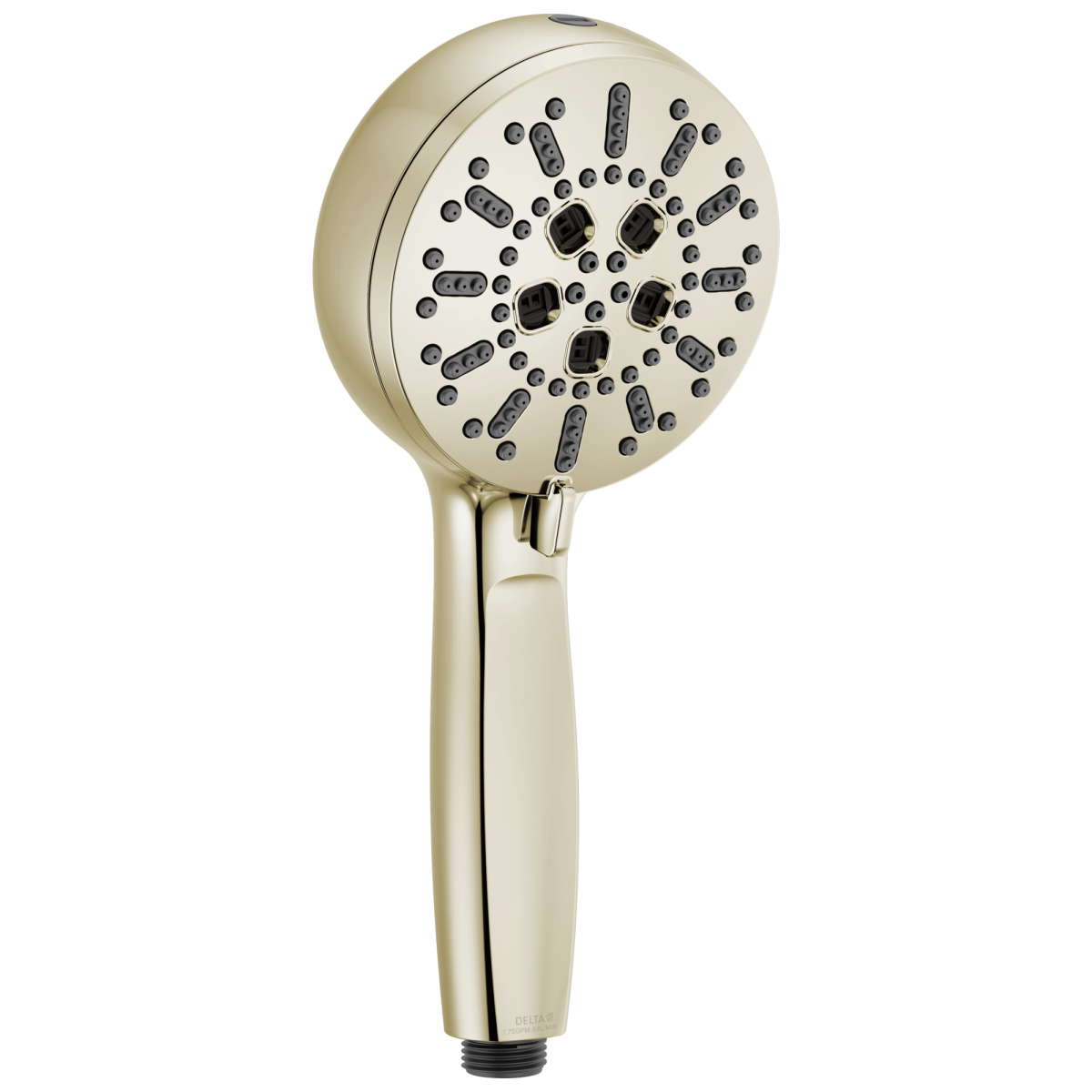 DELTA Universal Showering Components 7-Setting Hand Shower with Cleaning Spray — Lumicoat® Polished Nickel