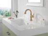 DELTA Cassidy Single Handle Pull Down Bathroom Faucet — Champagne Bronze