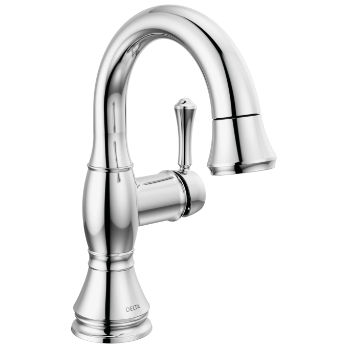 DELTA Cassidy Single Handle Pull-Down Bathroom Faucet — Chrome