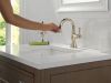 DELTA Cassidy Single Handle Pull Down Bathroom Faucet — Polished Nickel