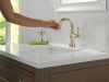 DELTA Cassidy Single Handle Pull Down Bathroom Faucet — Polished Nickel