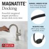 DELTA Cassidy Single Handle Pull Down Bathroom Faucet — Stainless
