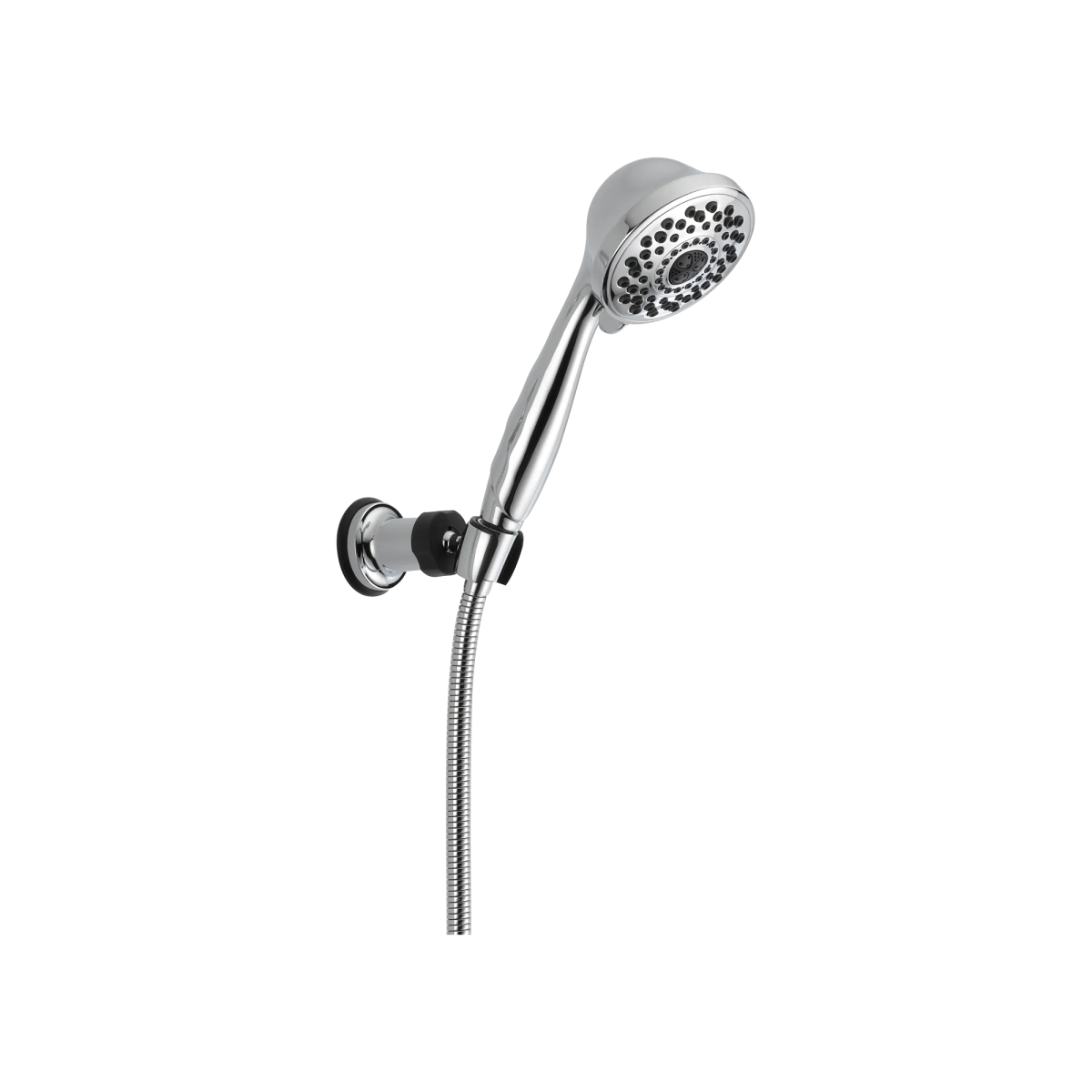 DELTA Universal Showering Components Premium 7-Setting Adjustable Wall Mount Hand Shower — Chrome
