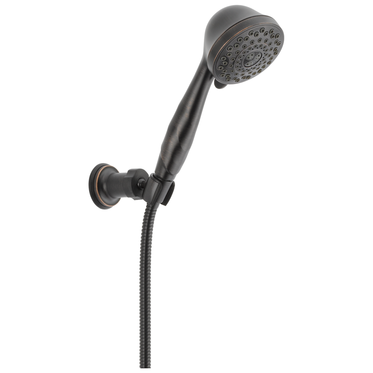 DELTA Universal Showering Components Premium 7-Setting Adjustable Wall Mount Hand Shower — Venetian Bronze