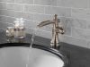 DELTA Cassidy Single Handle Channel Bathroom Faucet — Stainless