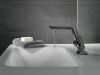 DELTA Pivotal Single Handle Bathroom Faucet — Matte Black