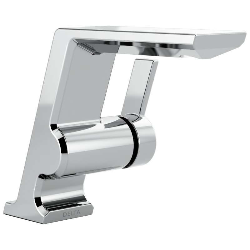 DELTA Pivotal Single Handle Bathroom Faucet — Lumicoat® Chrome