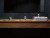 DELTA Pivotal Single Handle Vessel Bathroom Faucet — Lumicoat® Chrome