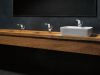 DELTA Pivotal Single Handle Vessel Bathroom Faucet — Lumicoat® Chrome