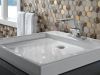 DELTA Pivotal Single Handle Bathroom Faucet — Lumicoat® Chrome