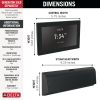 DELTA Universal Showering Components Unilateral Digital Steam Package — Matte Black
