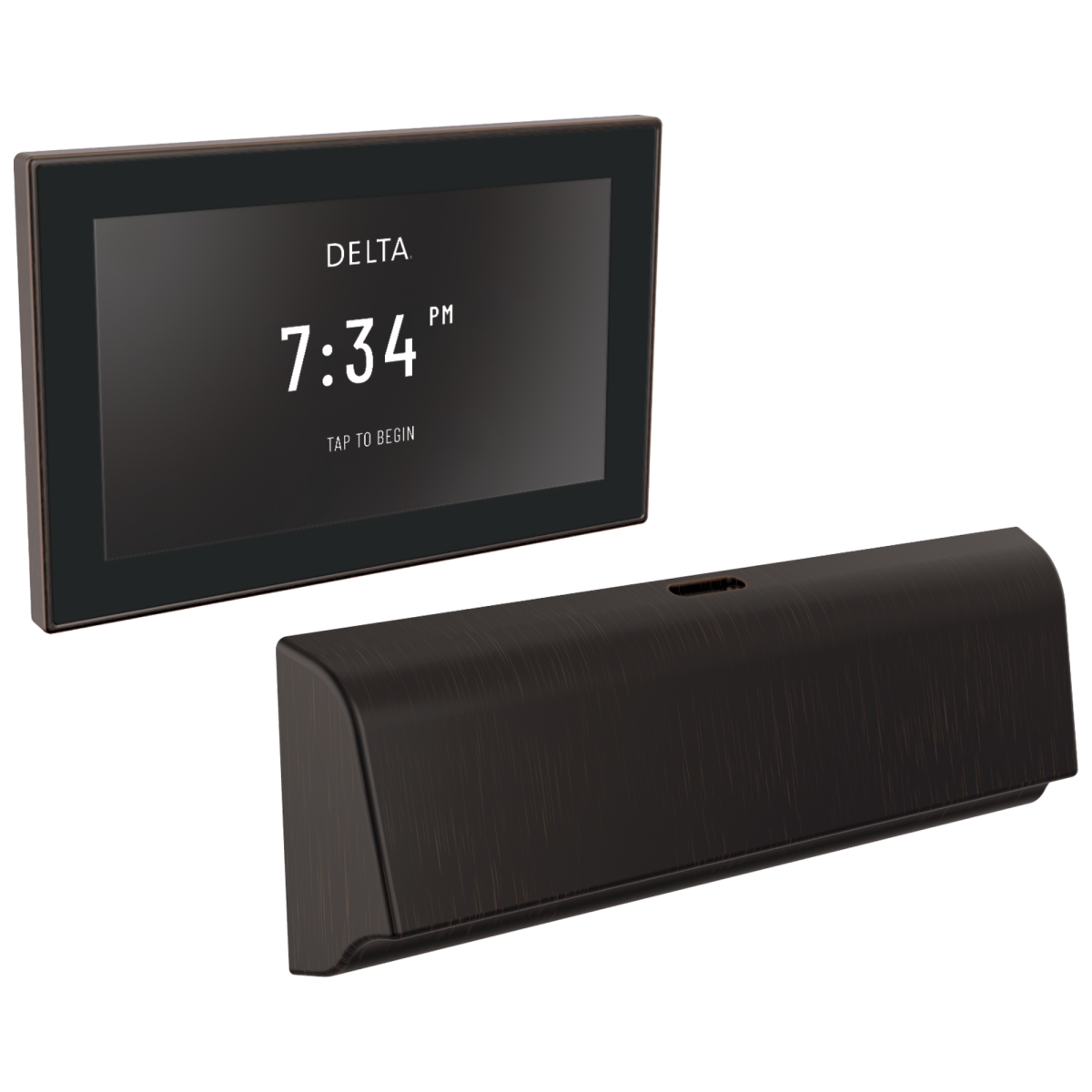 DELTA Universal Showering Components Unilateral Digital Steam Package — Venetian Bronze
