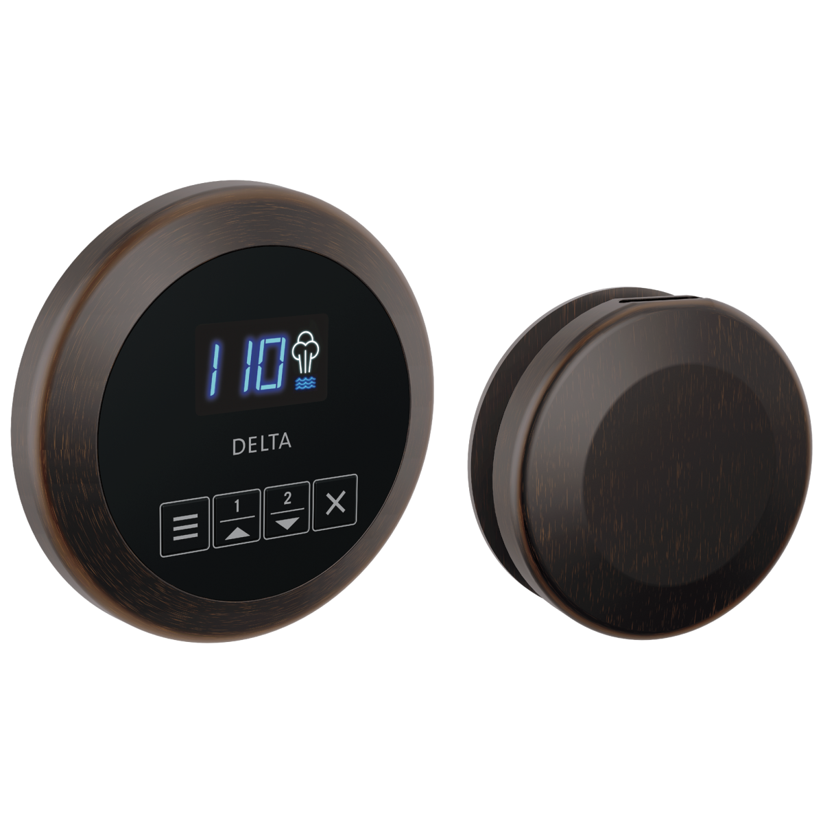 DELTA Universal Showering Components Round Steam Package — Venetian Bronze