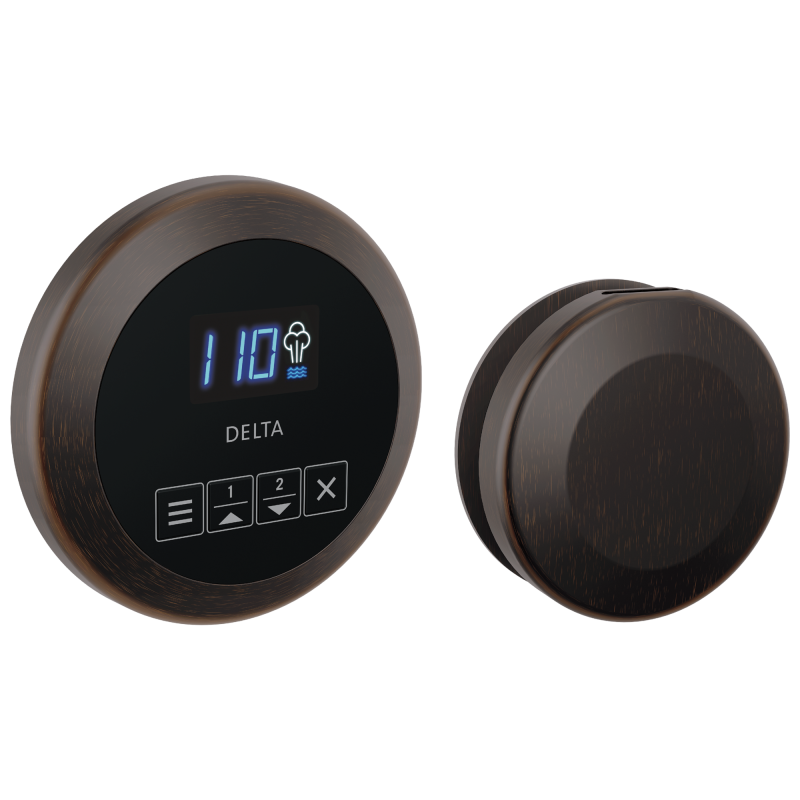 DELTA Universal Showering Components Round Steam Package — Venetian Bronze