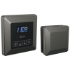 DELTA Universal Showering Components Square Steam Package — Lumicoat® Black Stainless