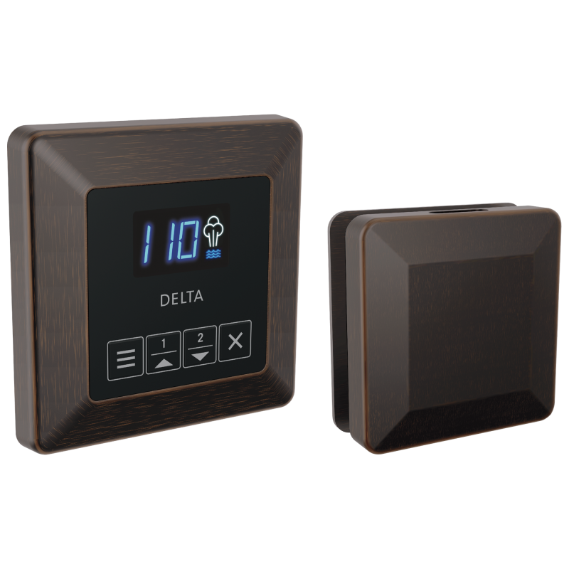 DELTA Universal Showering Components Square Steam Package — Venetian Bronze