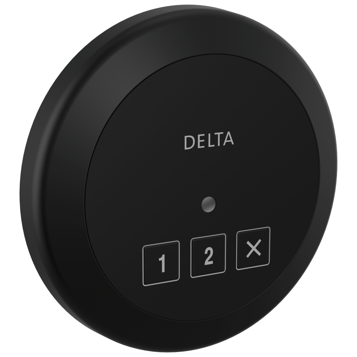 DELTA Universal Showering Components Round Exterior Steam Control — Matte Black