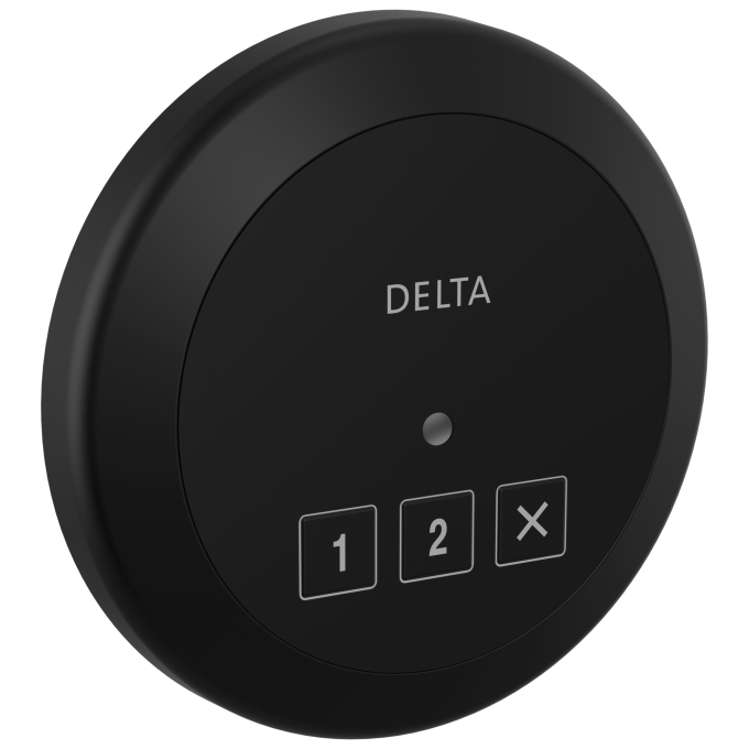 DELTA Universal Showering Components Round Exterior Steam Control — Matte Black