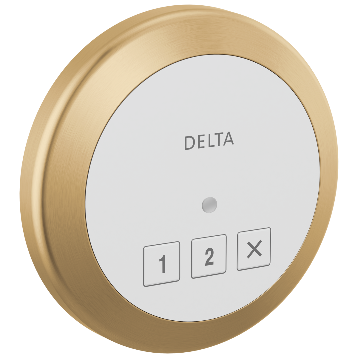 DELTA Universal Showering Components Round Exterior Steam Control — Lumicoat® Champagne Bronze